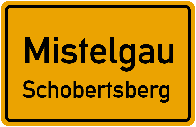 Ortsschild Mistelgau