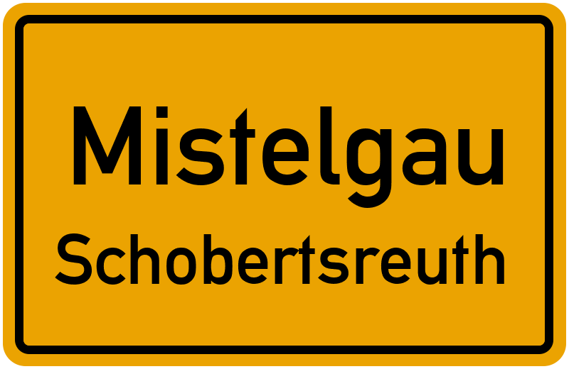 Ortsschild Mistelgau