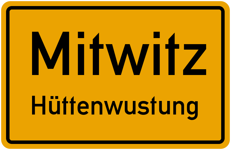 Ortsschild Mitwitz