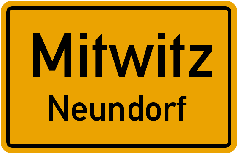 Ortsschild Mitwitz