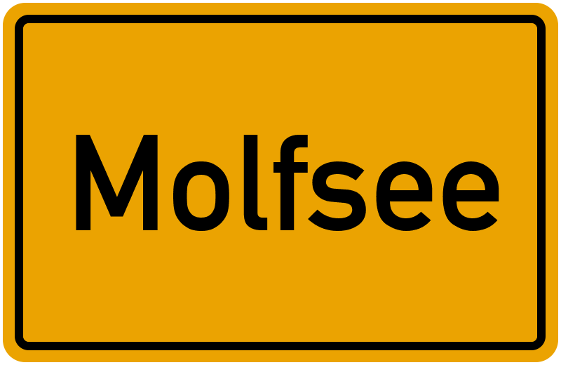 Ortsschild Molfsee