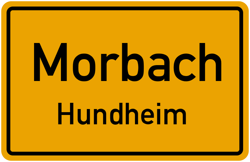 Ortsschild Morbach