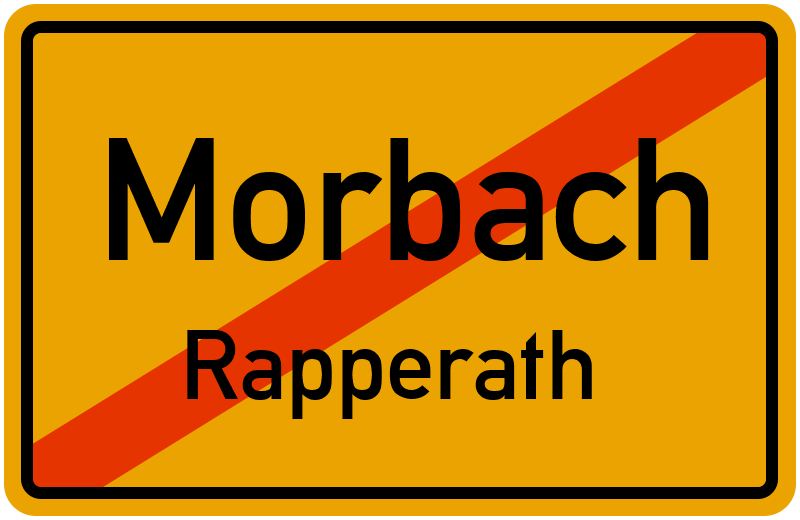 Ortsschild Morbach