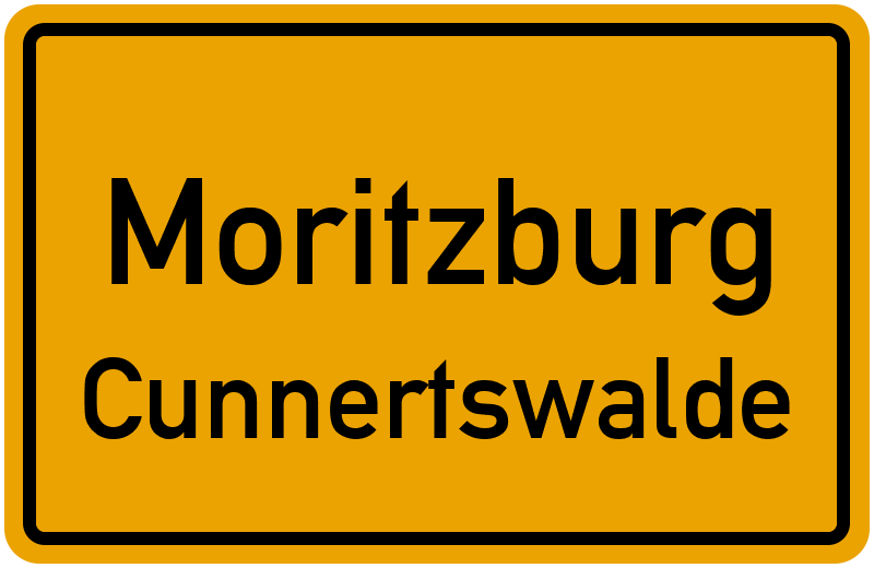 Ortsschild Moritzburg