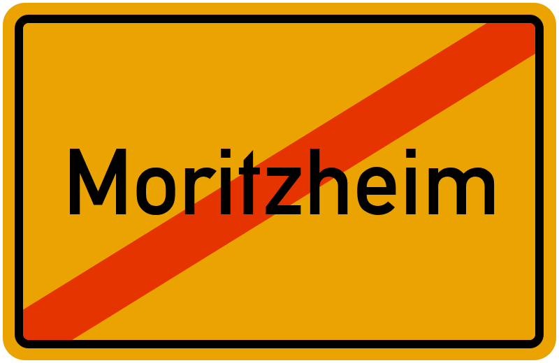 Ortsschild Moritzheim