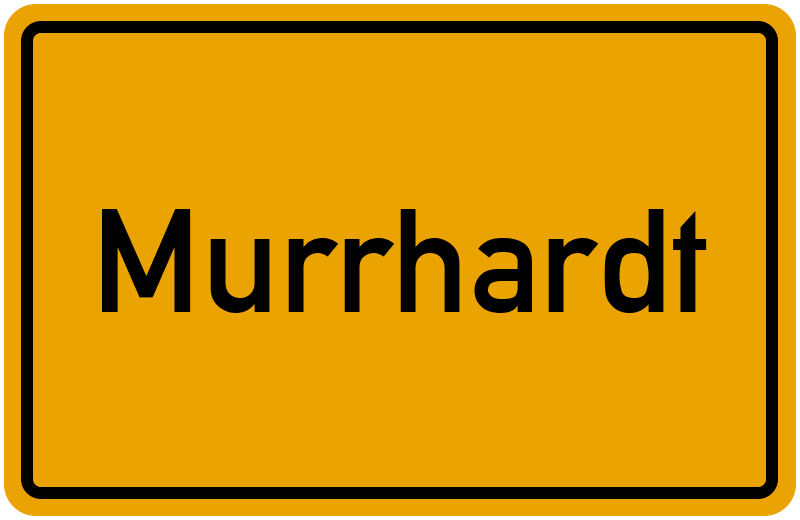 Ortsschild Murrhardt