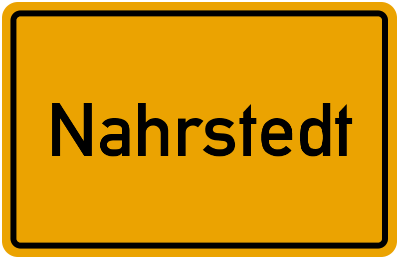 Ortsschild Nahrstedt