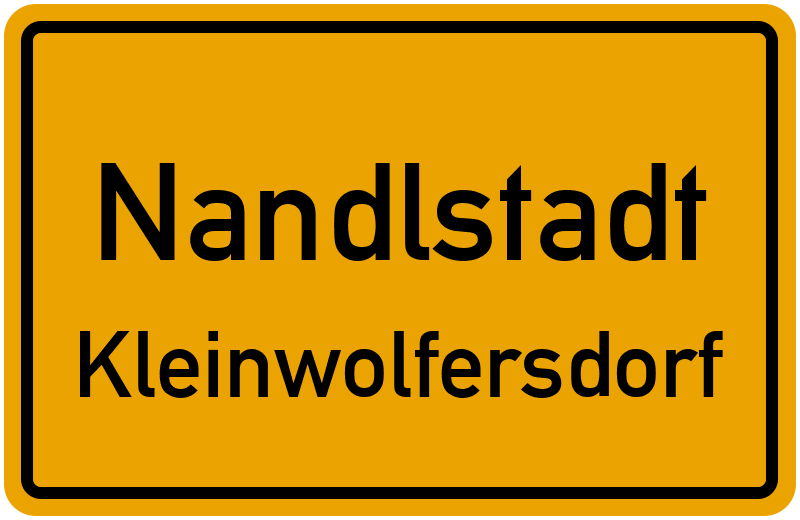 Ortsschild Nandlstadt