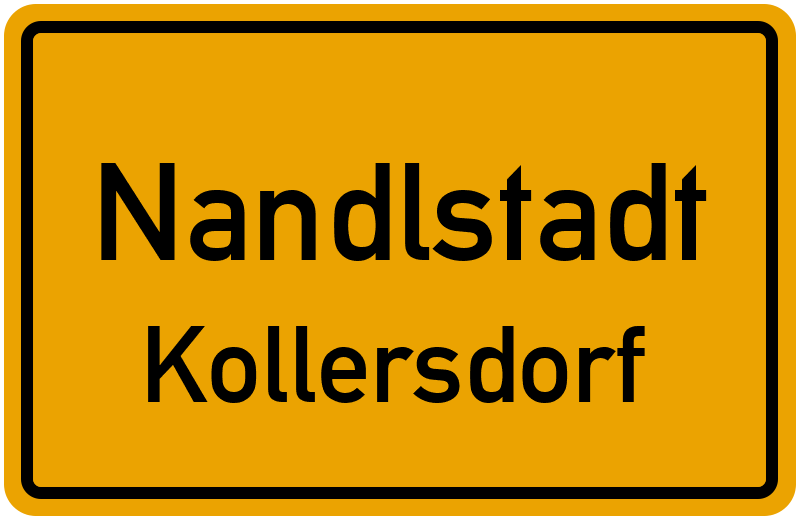 Ortsschild Nandlstadt