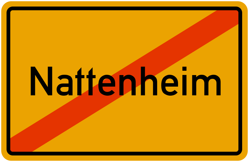 Ortsschild Nattenheim