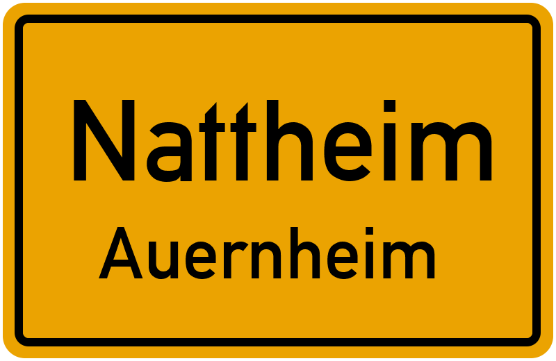 Ortsschild Nattheim