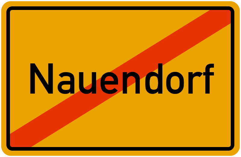 Ortsschild Nauendorf