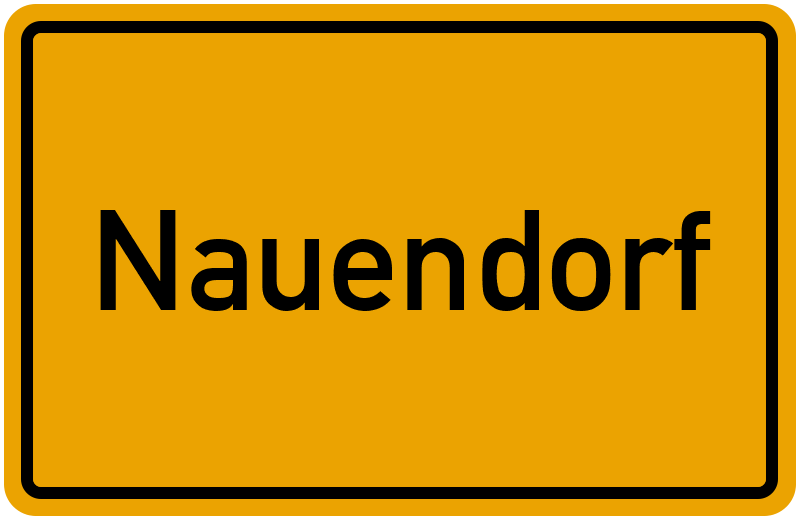Ortsschild Nauendorf