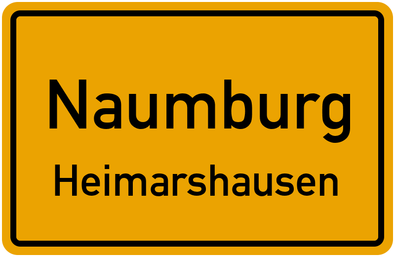 Ortsschild Naumburg