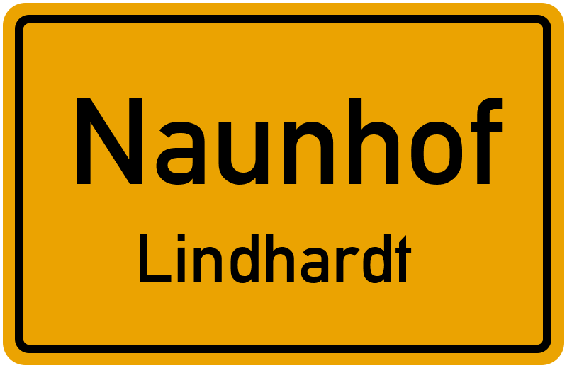 Ortsschild Naunhof