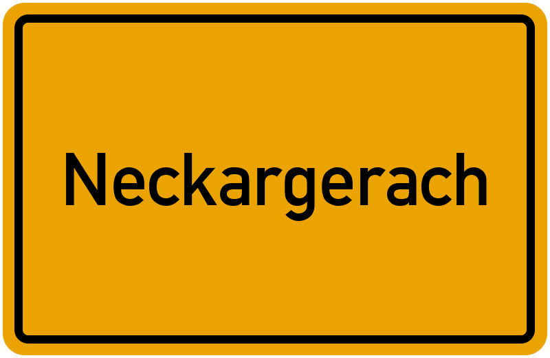 Ortsschild Neckargerach