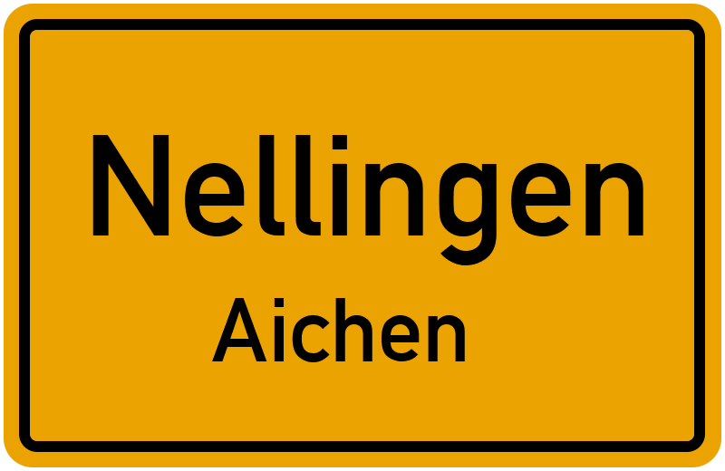 Ortsschild Nellingen