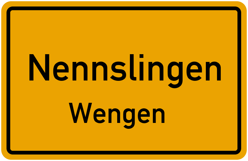 Ortsschild Nennslingen