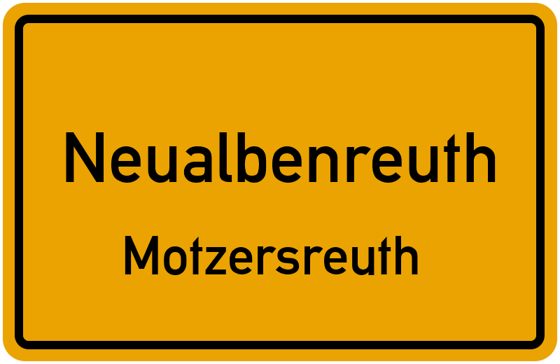 Ortsschild Neualbenreuth