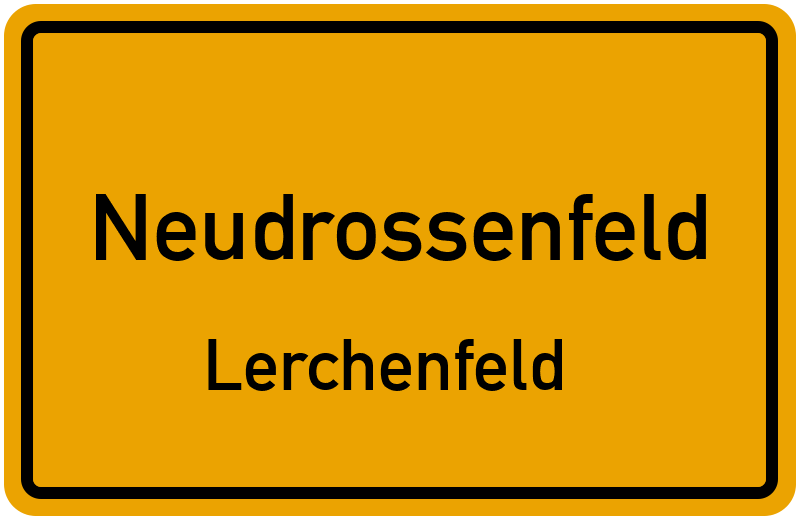 Ortsschild Neudrossenfeld