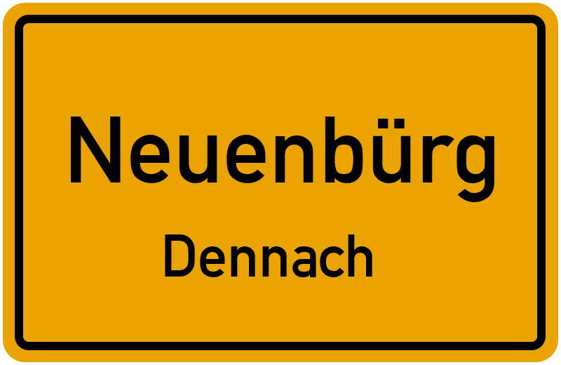 Ortsschild Neuenbürg
