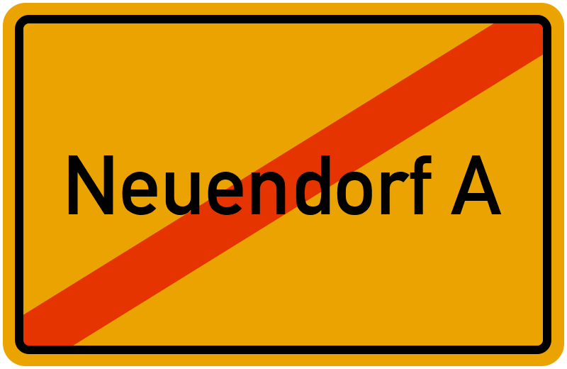 Ortsschild Neuendorf A