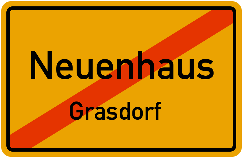 Ortsschild Neuenhaus