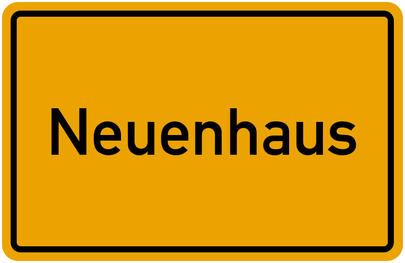Ortsschild Neuenhaus