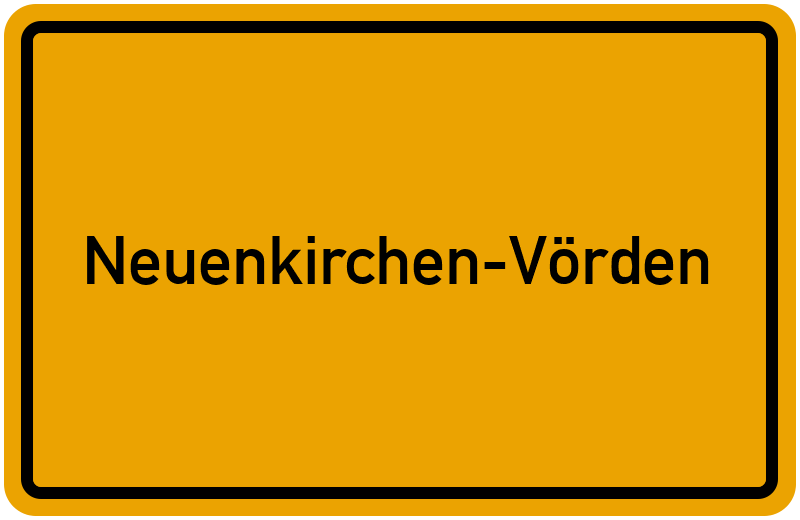 Ortsschild Neuenkirchen-Vörden