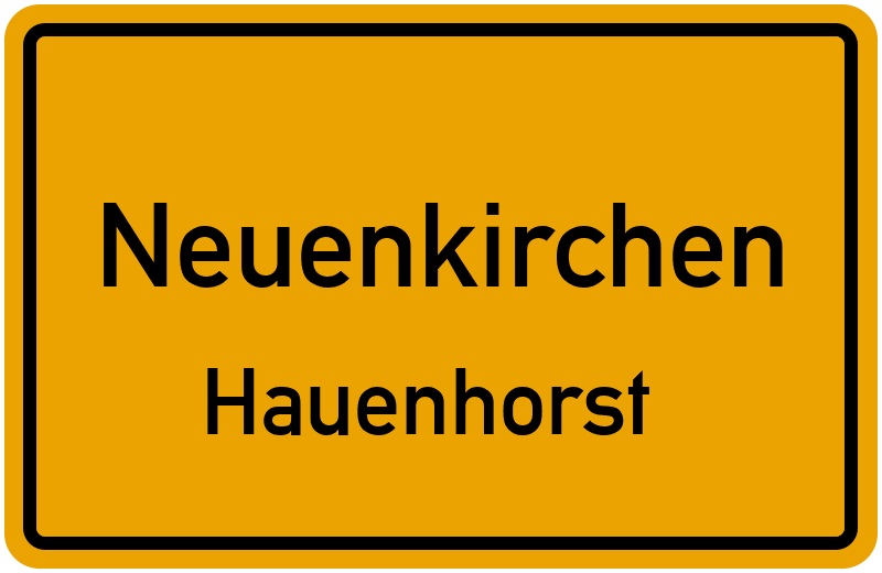 Ortsschild Neuenkirchen