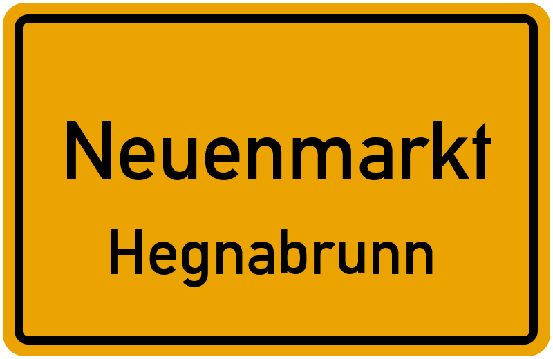 Ortsschild Neuenmarkt