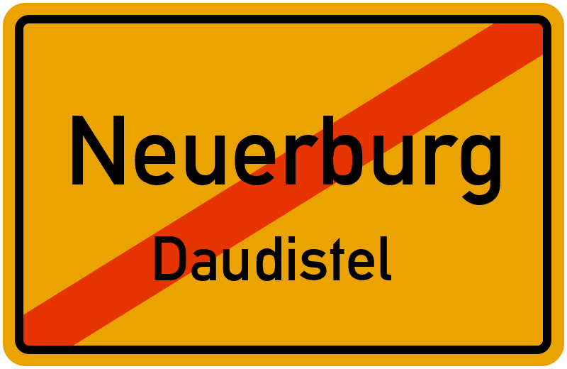 Ortsschild Neuerburg