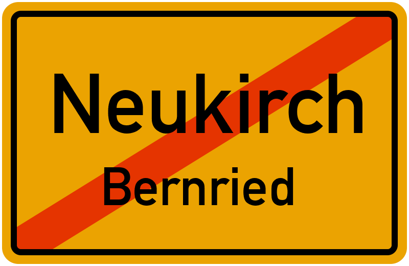 Ortsschild Neukirch
