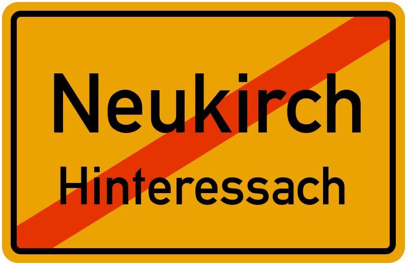 Ortsschild Neukirch