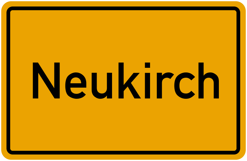 Ortsschild Neukirch