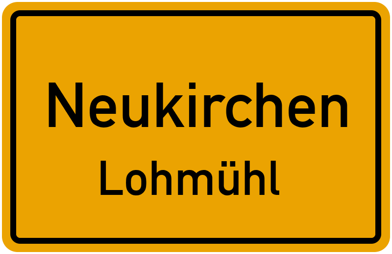 Ortsschild Neukirchen