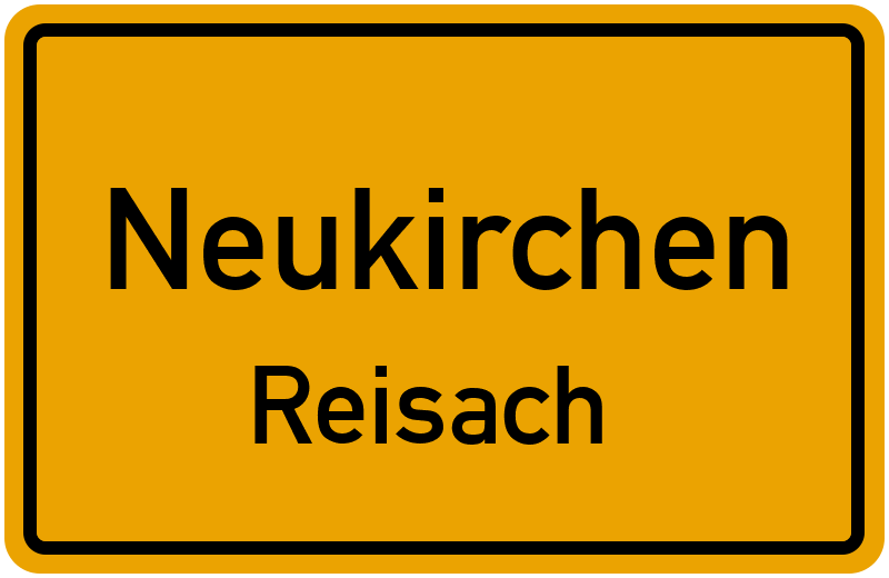 Ortsschild Neukirchen