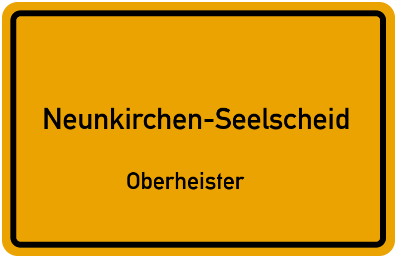 Ortsschild Neunkirchen-Seelscheid