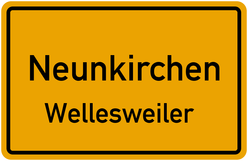 Ortsschild Neunkirchen