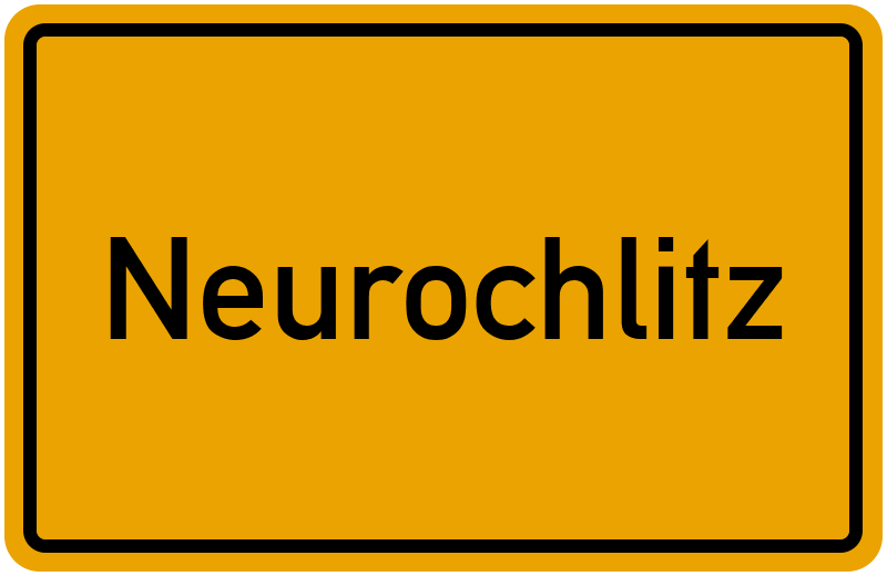Ortsschild Neurochlitz