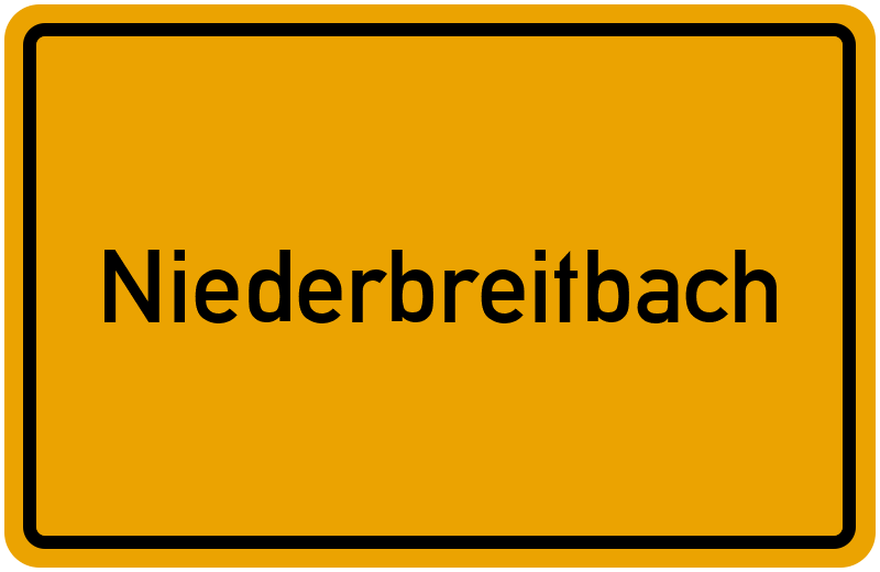 Ortsschild Niederbreitbach