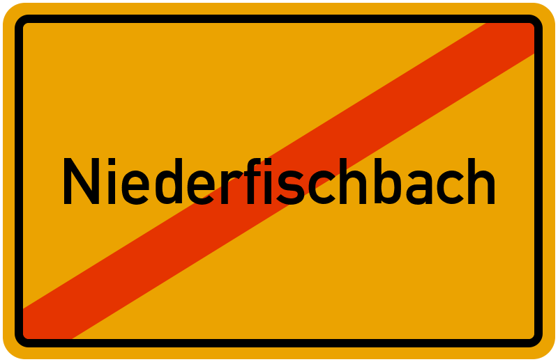 Ortsschild Niederfischbach