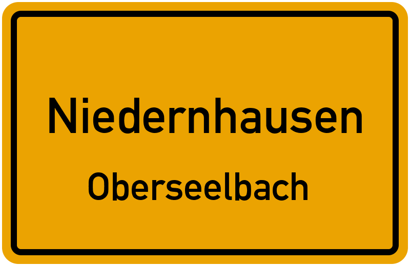Ortsschild Niedernhausen