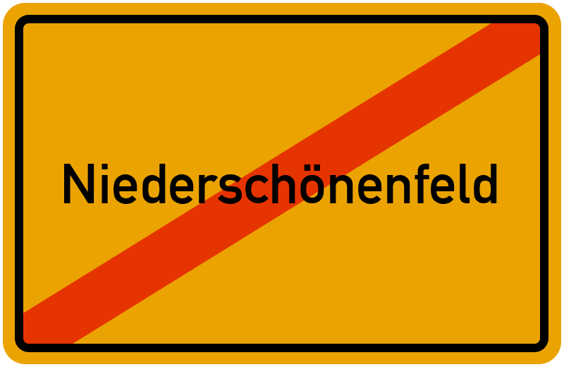 Ortsschild Niederschönenfeld