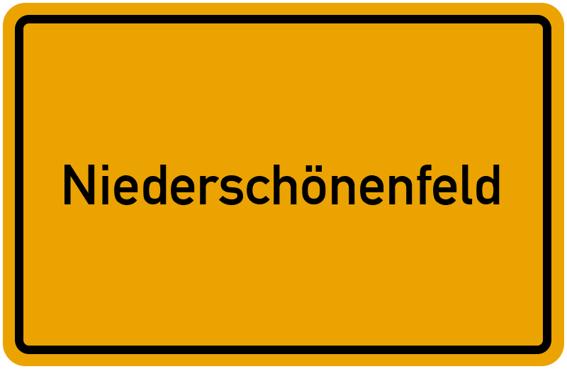 Ortsschild Niederschönenfeld