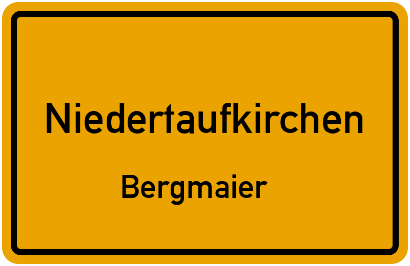 Ortsschild Niedertaufkirchen