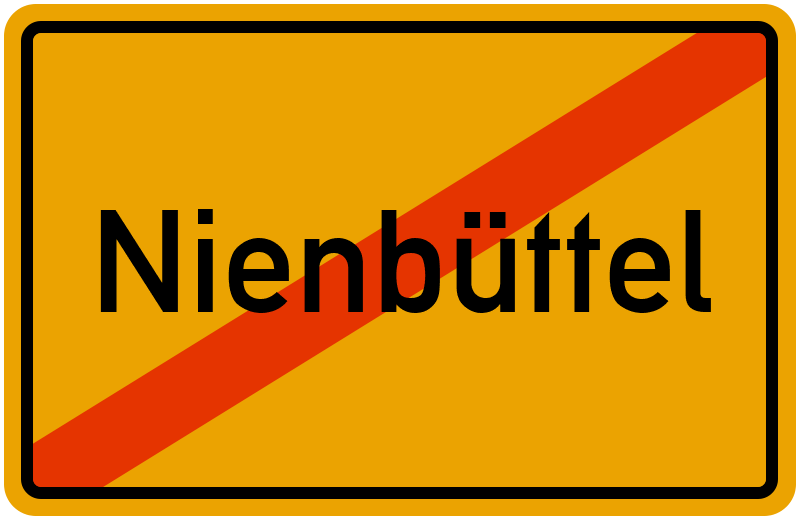 Ortsschild Nienbüttel