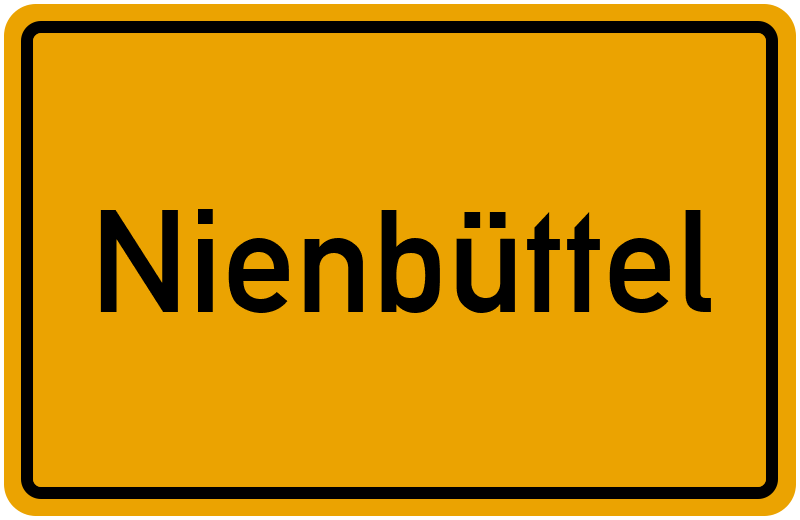 Ortsschild Nienbüttel