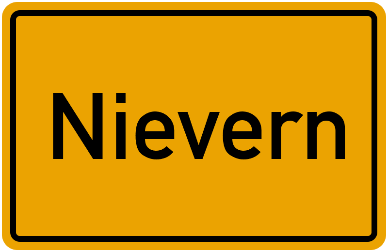 Ortsschild Nievern