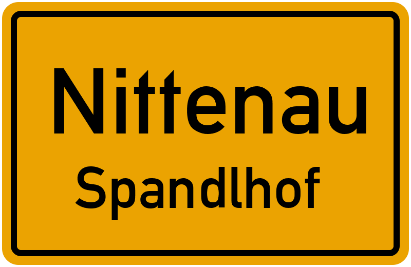 Ortsschild Nittenau
